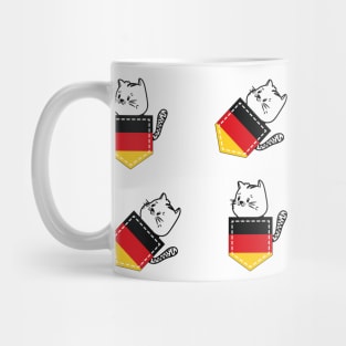 Patriotic Pocket Pussy - Cat Lover -  German Patriot Mug